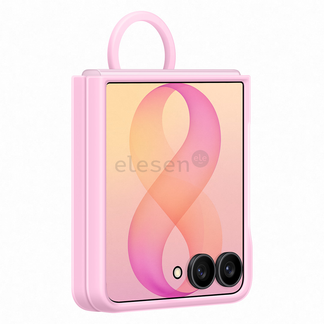 Samsung Silicone Ring Magnet Case, Galaxy Flip8, pink - Case