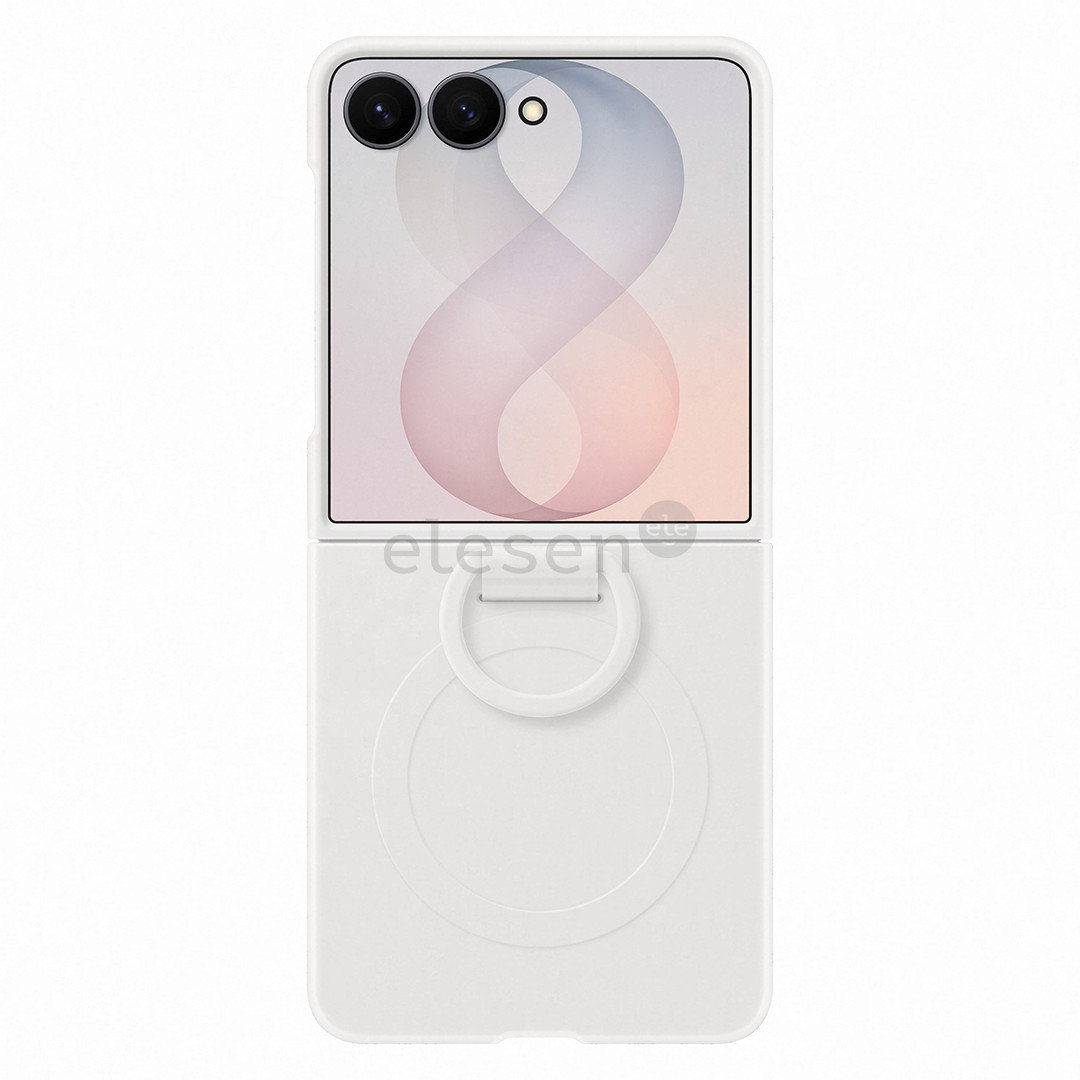 Samsung Silicone Ring Magnet Case, Galaxy Flip8, cream - Case