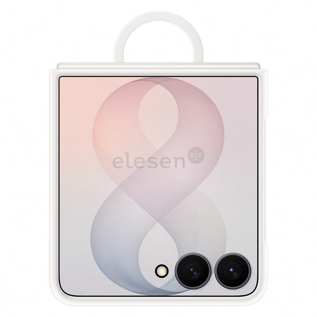 Samsung Silicone Ring Magnet Case, Galaxy Flip8, cream - Case