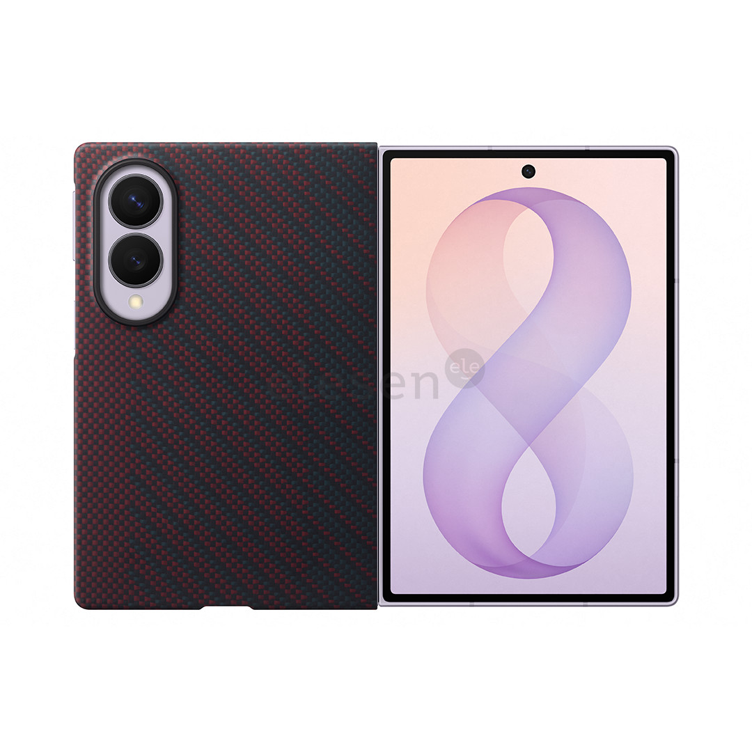Samsung Carbon Magnet Case, Galaxy Fold8, violetinis - Dėklas EF-KF971SREGWW
