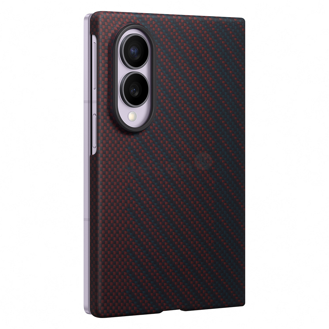 Samsung Carbon Magnet Case, Galaxy Fold8, violetinis - Dėklas