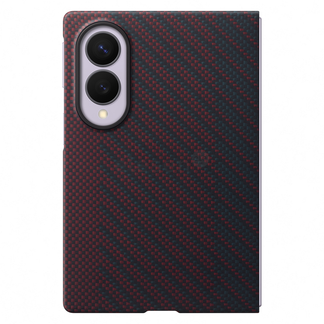 Samsung Carbon Magnet Case, Galaxy Fold8, violetinis - Dėklas