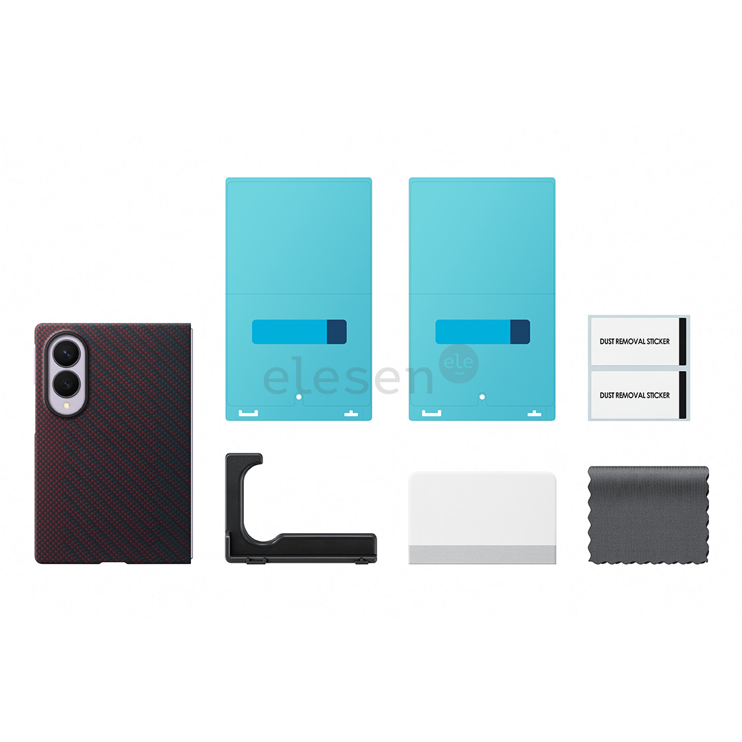 Samsung Carbon Magnet Case, Galaxy Fold8, violetinis - Dėklas