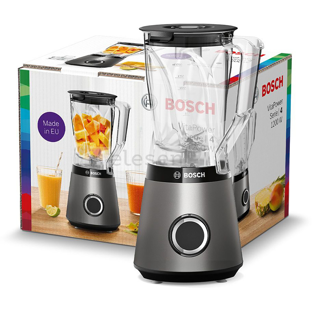Bosch VitaPower, 1200 W, sidabro spalvos - Kokteilinė