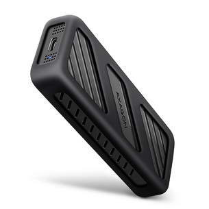 Axagon EEM2-20G, USB-C, 20Gbps, M.2 NVMe, black - SSD Case