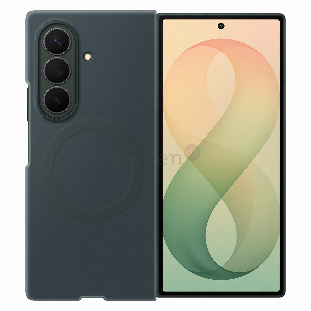 Samsung Silicone Magnet Case, Galaxy Fold8 Ultra, žalias - Dėklas EF-EF976CGEGWW