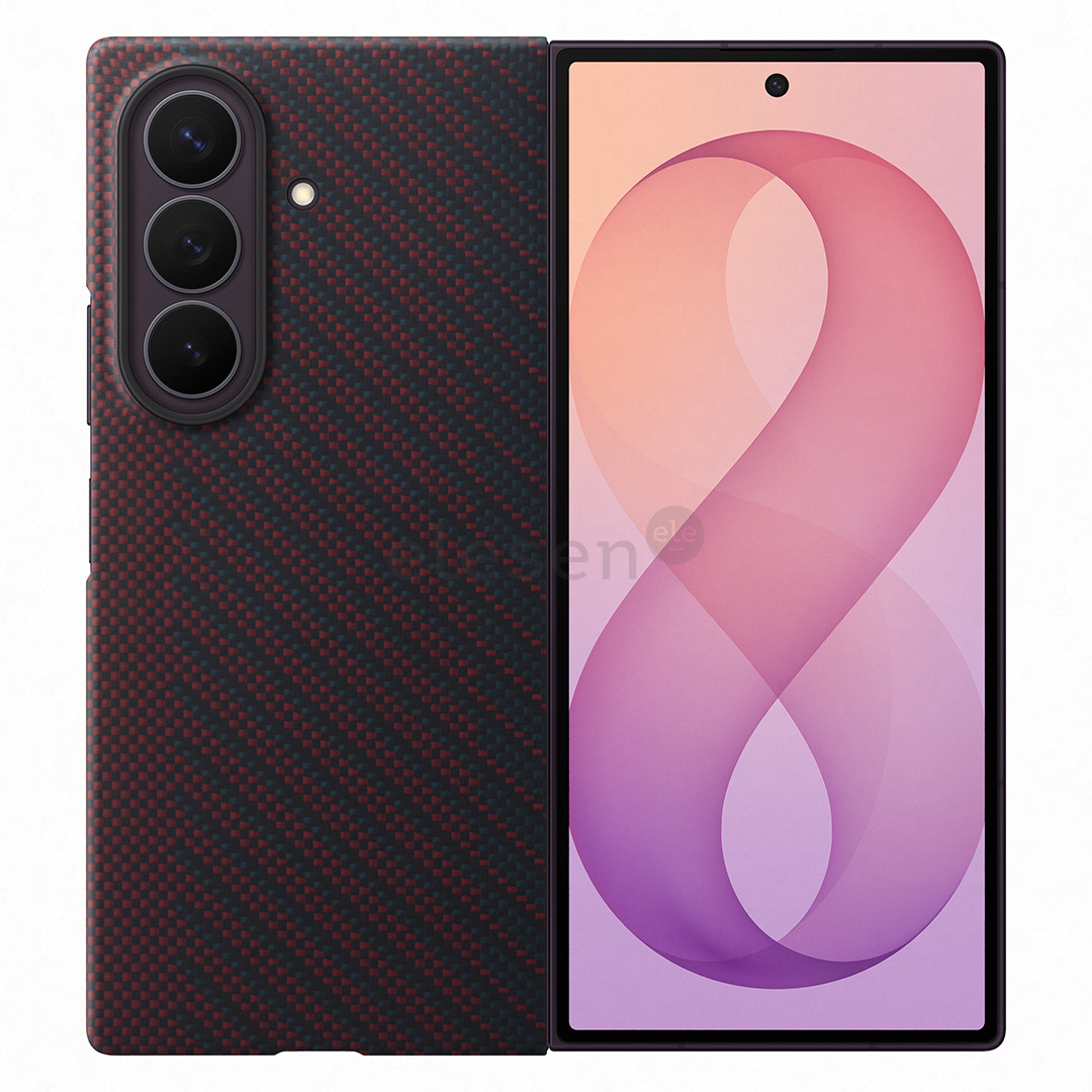 Samsung Carbon Magnet Case, Galaxy Fold8 Ultra, violetinis - Dėklas EF-KF976SREGWW