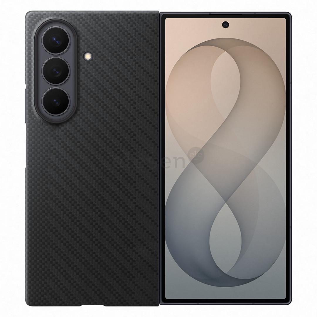 Samsung Carbon Magnet Case, Galaxy Fold8 Ultra, juodas - Dėklas EF-KF976SBEGWW
