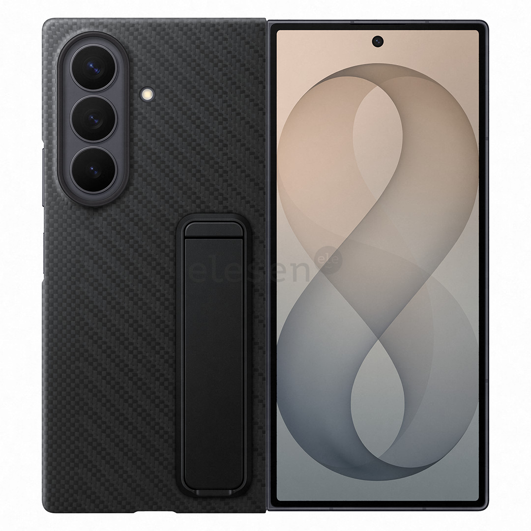 Samsung Carbon Standing Case, Galaxy Fold8 Ultra, black - Case