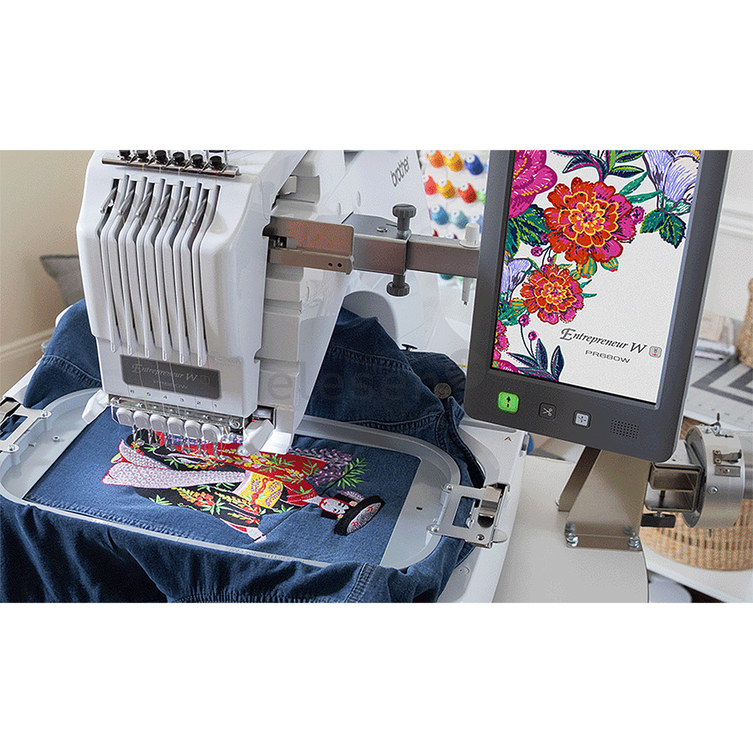 Brother, white - Embroidery machine