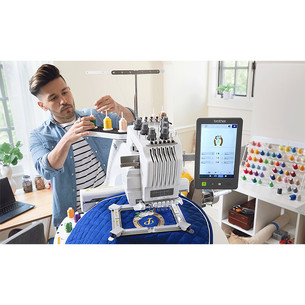 Brother, white - Embroidery machine
