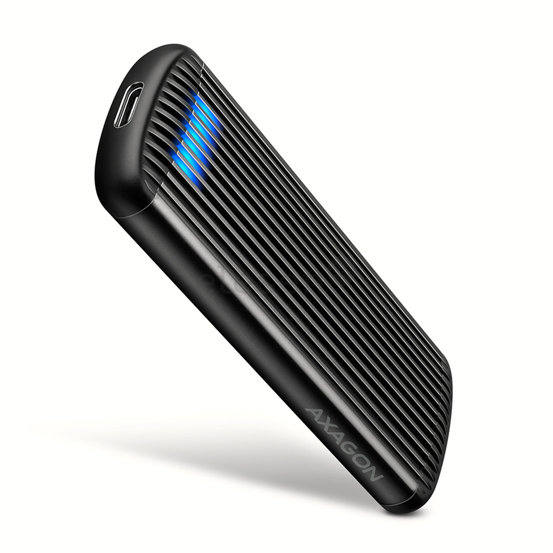 Axagon EEM2-SC, USB-C, 10Gbps, M.2 NVMe, black - SSD Case EEM2-SC