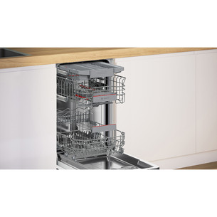 Bosch, 4 Series, 10 komplektų talpa - Įmontuojama indaplovė
