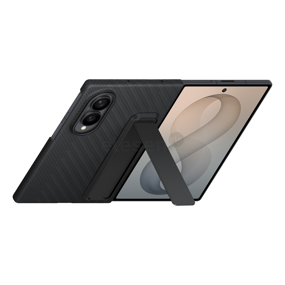 Samsung Carbon Standing Case, Galaxy Fold8, juodas - Dėklas