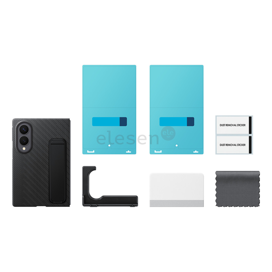 Samsung Carbon Standing Case, Galaxy Fold8, juodas - Dėklas