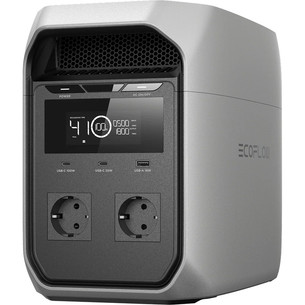 EcoFlow Delta 3 Classic, 1024 Wh, 1800 W, pilkas - Maitinimo šaltinis