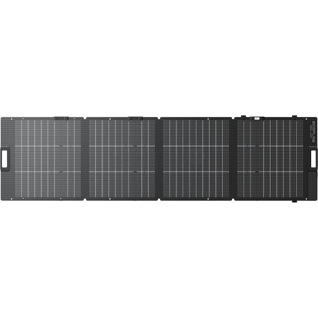 EcoFlow Solar Panel, 220 W, juoda - Nešiojama saulės baterija