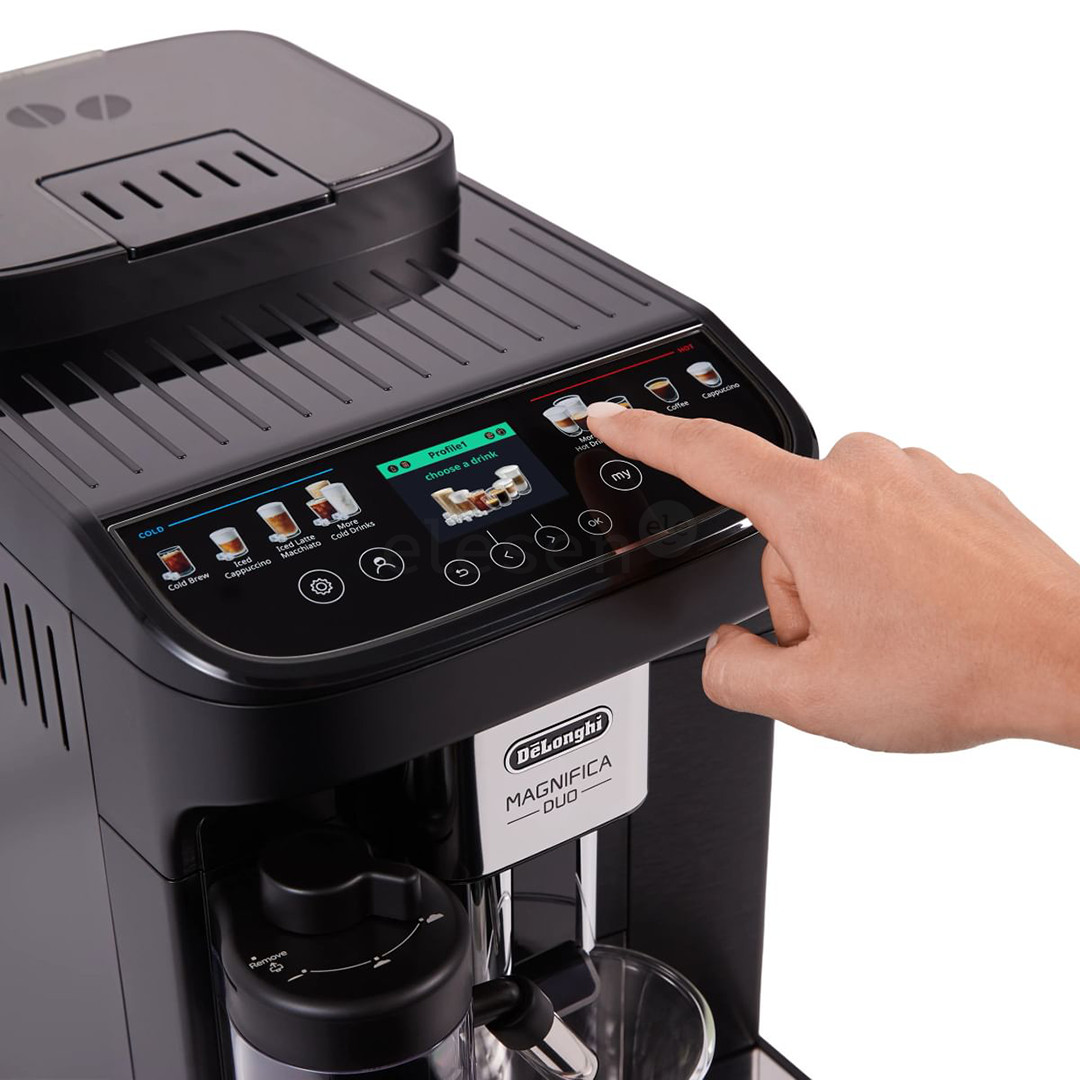 DeLonghi Magnifica Duo, juodas - Kavos aparatas