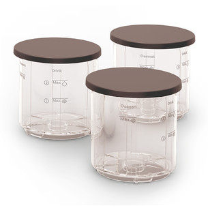 Tefal, Dolci, set of 3 - Ice cream maker dessert tubs