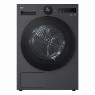 LG, šilumos siurblys, 10 kg, gylis 66 cm, matinė juoda - Džiovyklė RHX7010TBB.BEBQKCE