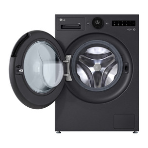 LG TurboWash 360˚, 11 kg, gylis 55 cm, 1400 aps./min., matinė juoda - Skalbimo mašina