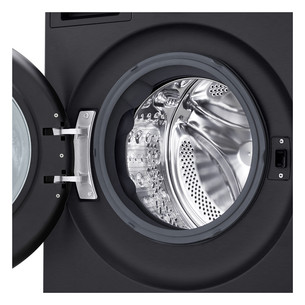 LG TurboWash 360˚, 11 kg, gylis 55 cm, 1400 aps./min., matinė juoda - Skalbimo mašina