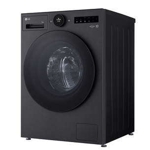 LG TurboWash 360˚, 11 kg, gylis 55 cm, 1400 aps./min., matinė juoda - Skalbimo mašina