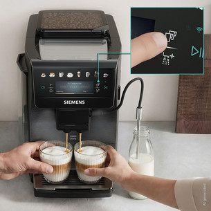 Siemens EQ600 iAroma, tamsaus nerūdijančio plieno - Kavos aparatas