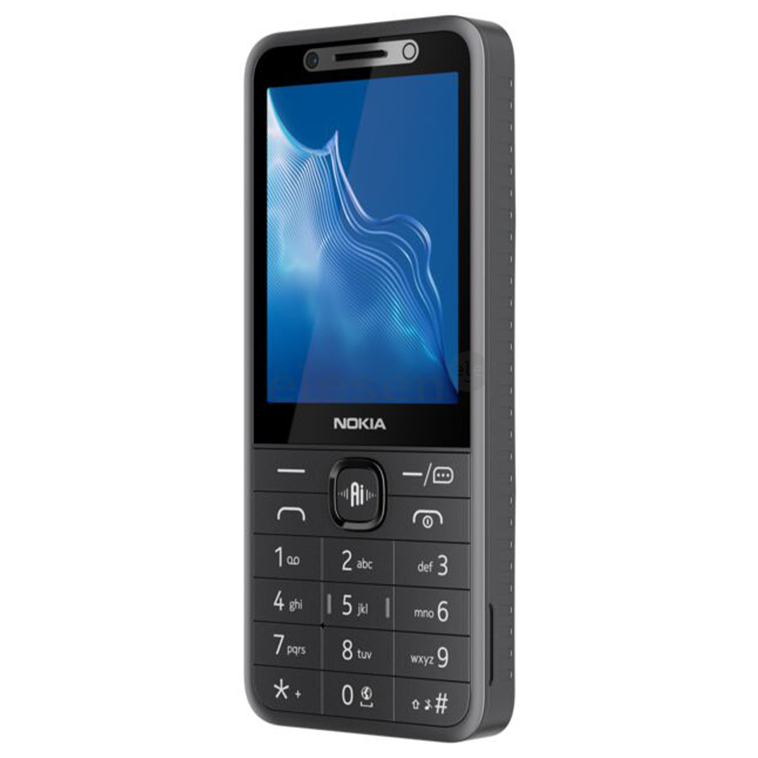 Nokia 235 4G 2nd Edition, Dual SIM, juodas - Mobilusis telefonas