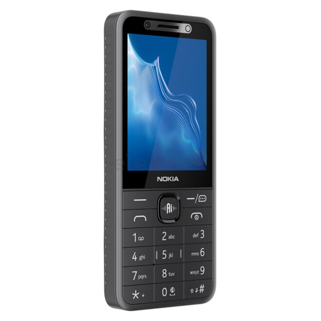 Nokia 235 4G 2nd Edition, Dual SIM, juodas - Mobilusis telefonas