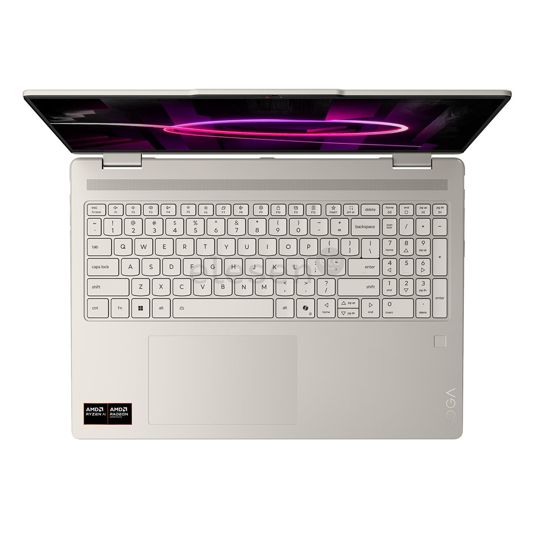 Lenovo Yoga 7 2-in-1 Gen 11, 16'', WUXGA, OLED, Ryzen AI 7, 16 ГБ, 512 ГБ, ENG, бежевый - Ноутбук