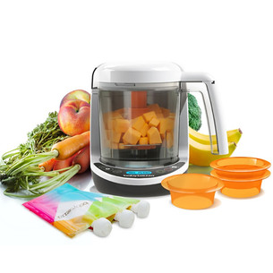 Baby Brezza One Step Deluxe, белый/черный - Прибор для приготовления детского питания