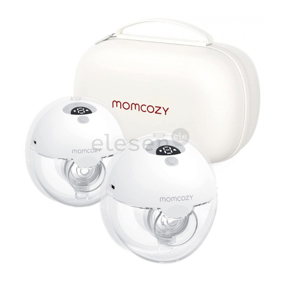 Momcozy M5 Wearable, dvigubas, baltas - Pientraukis