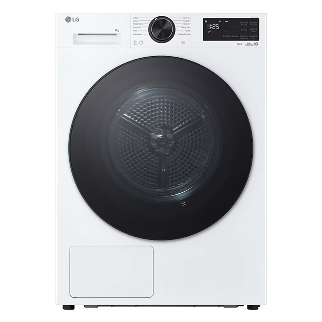 LG, Heat pump, 9 kg, depth 61.5 cm - Clothes dryer