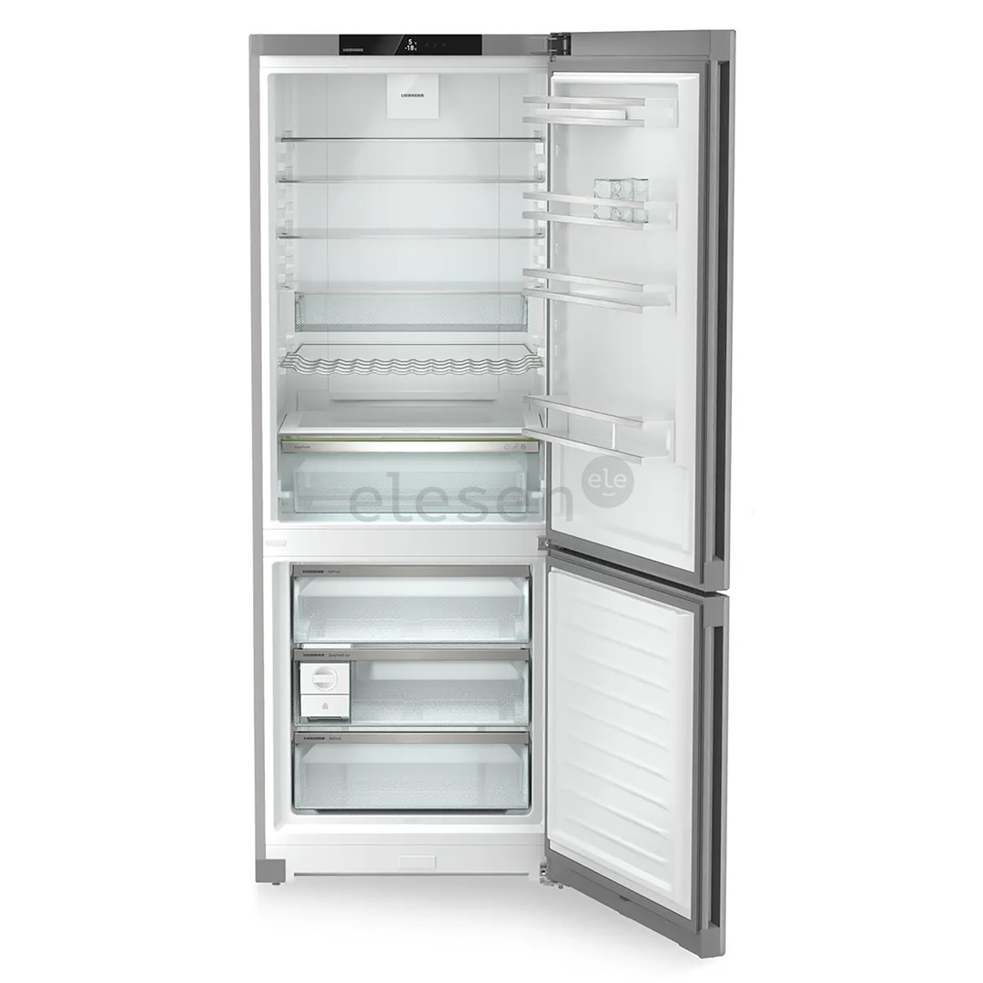 Liebherr plus NoFrost, 485 L, aukštis 202 cm, sidabro spalvos - Šaldytuvas