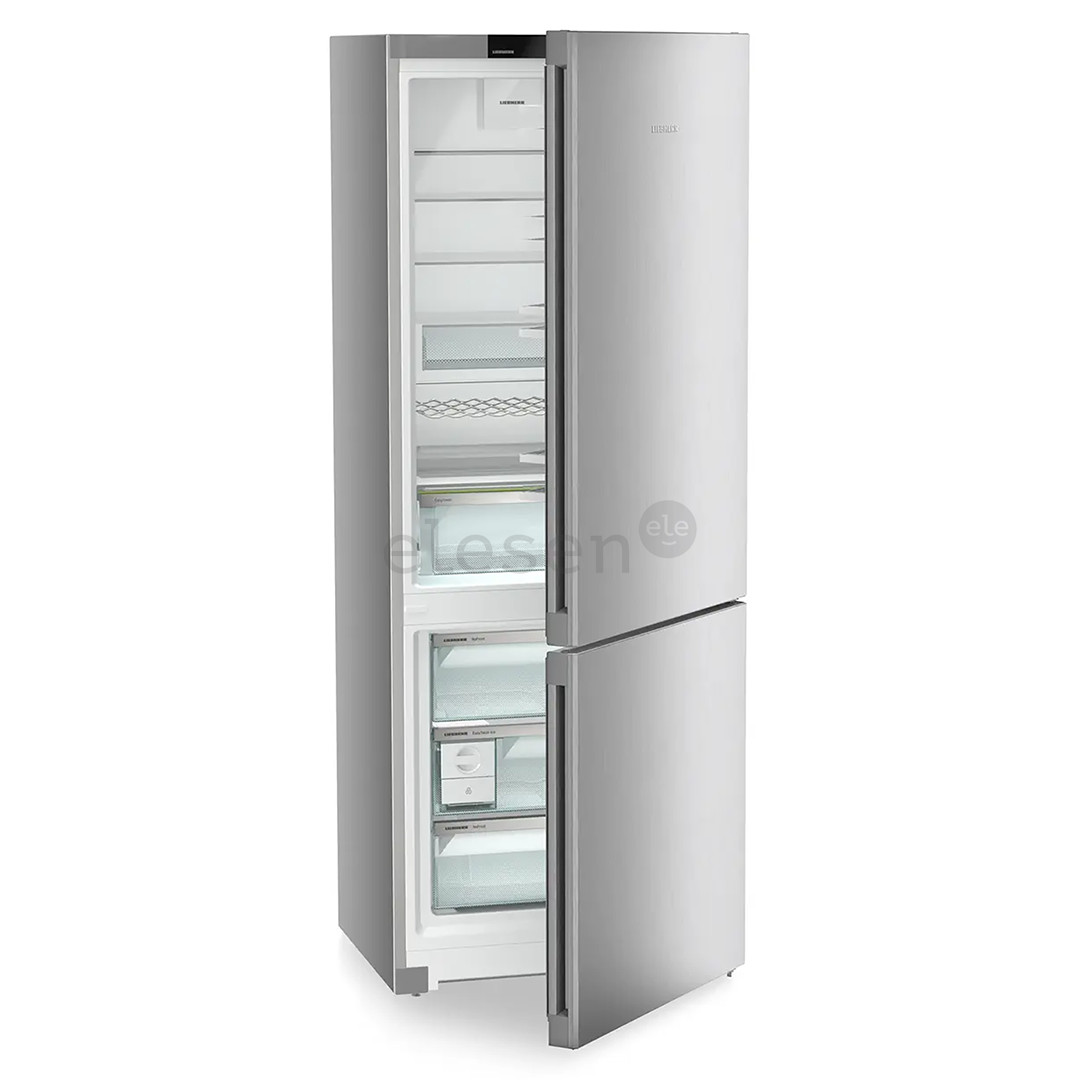Liebherr plus NoFrost, 485 L, aukštis 202 cm, sidabro spalvos - Šaldytuvas