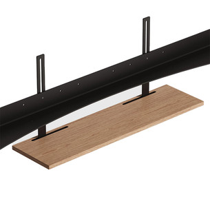 JALG Oak Shelving Plate, brown - TV stand accessory