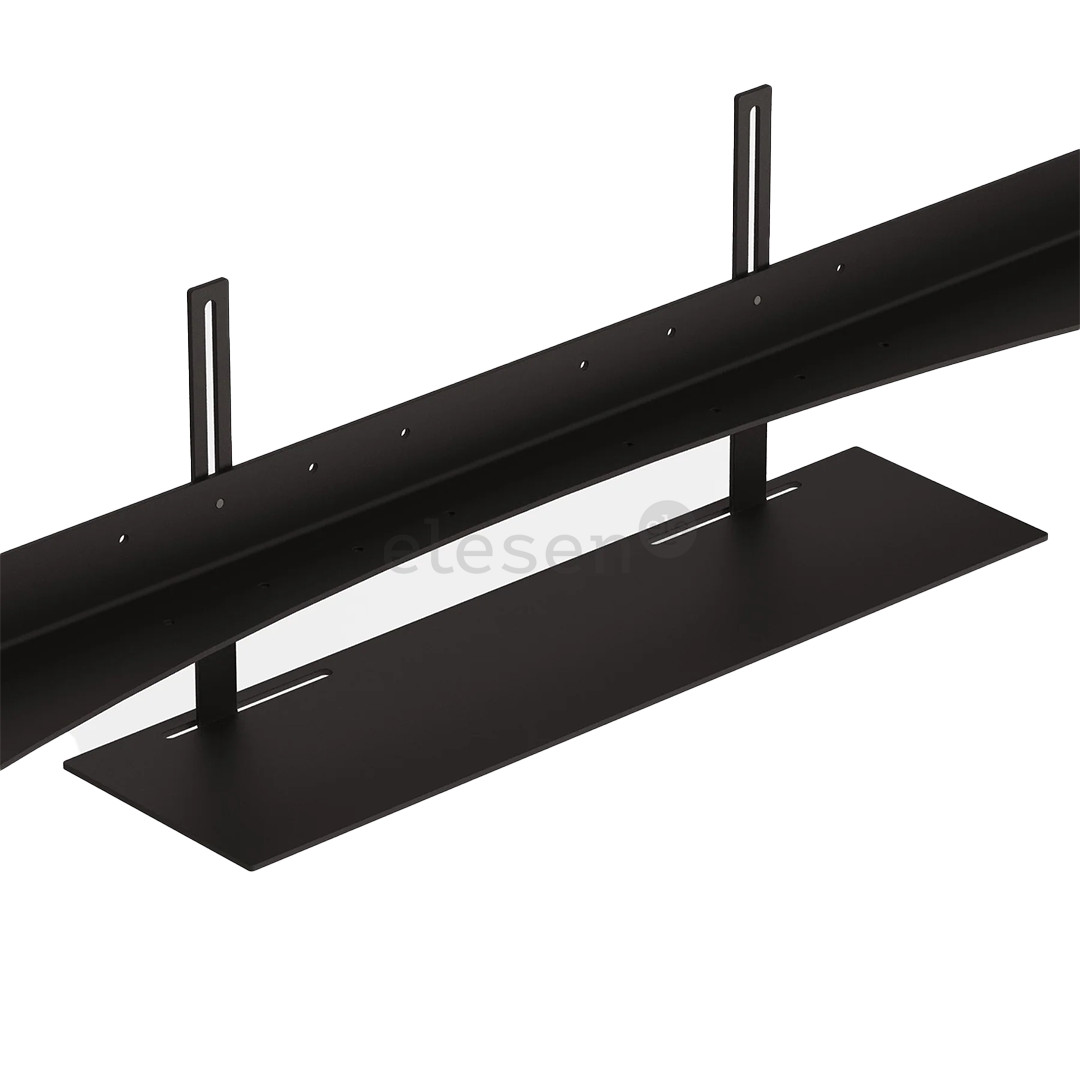 JALG Metal Shelving Plate, black - TV stand accessory