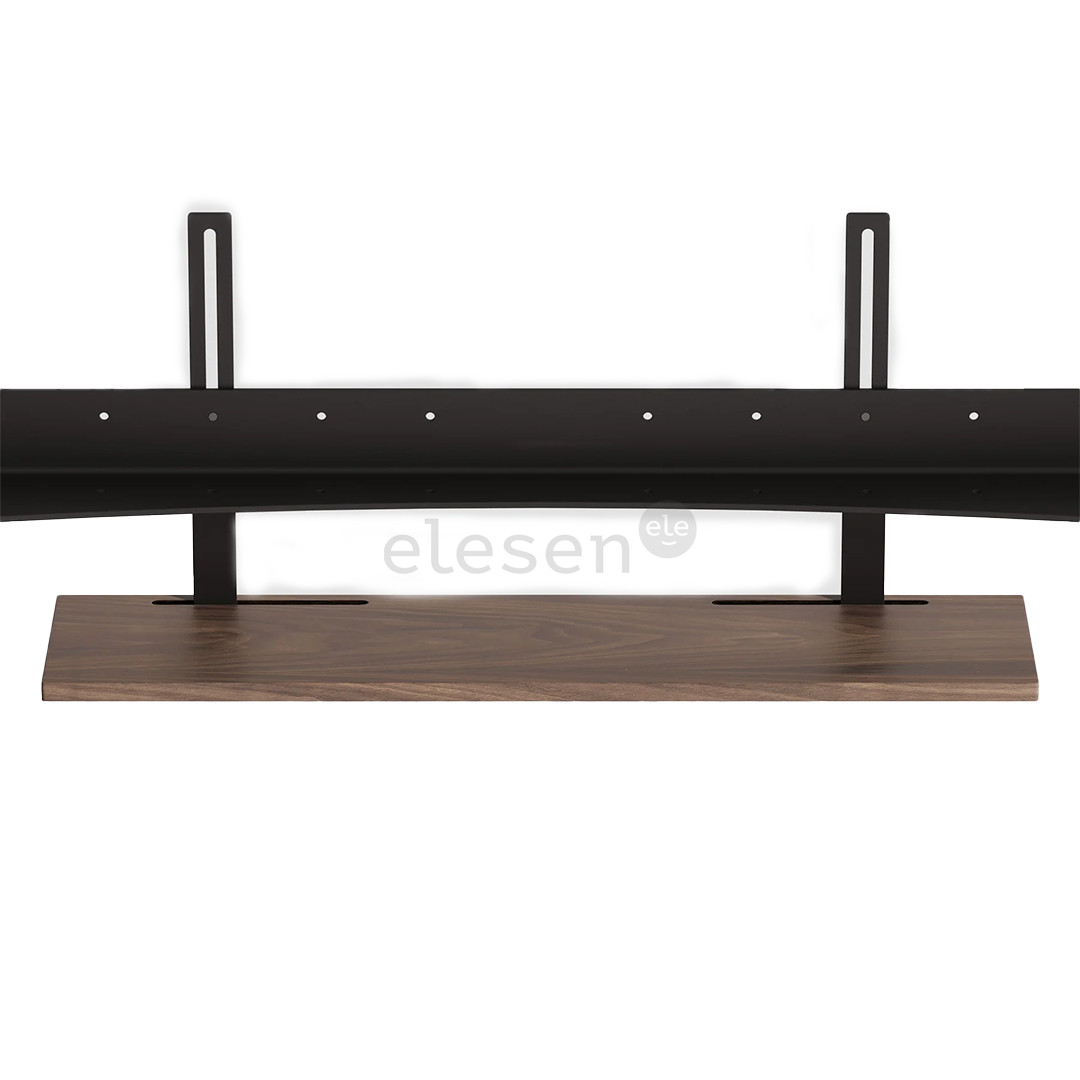 JALG Walnut Shelving Plate, dark brown - TV stand accessory