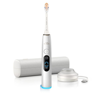 Philips Sonicare DiamondClean 9000, серебристый/белый - Электрическая зубная щетка HX9212/81