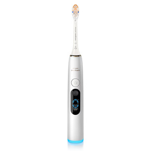 Philips Sonicare DiamondClean 9000, серебристый/белый - Электрическая зубная щетка
