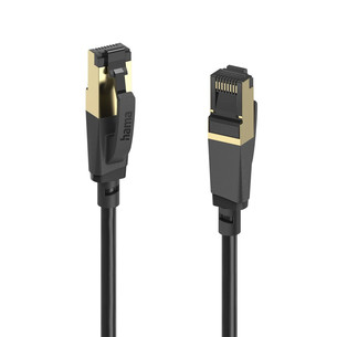 Hama Ethernet Kaabel, Cat 8, 5 м, черный - Сетевой кабель