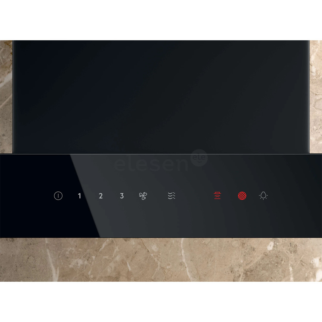 Electrolux 700 Series, 730 m³/h, width 60 cm, black - Cooker hood