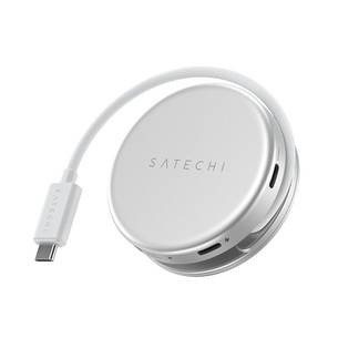 Satechi OntheGo 5-in-1 Multiport Adapter, sidabro spalvos - Adapteris ST-POTG5S