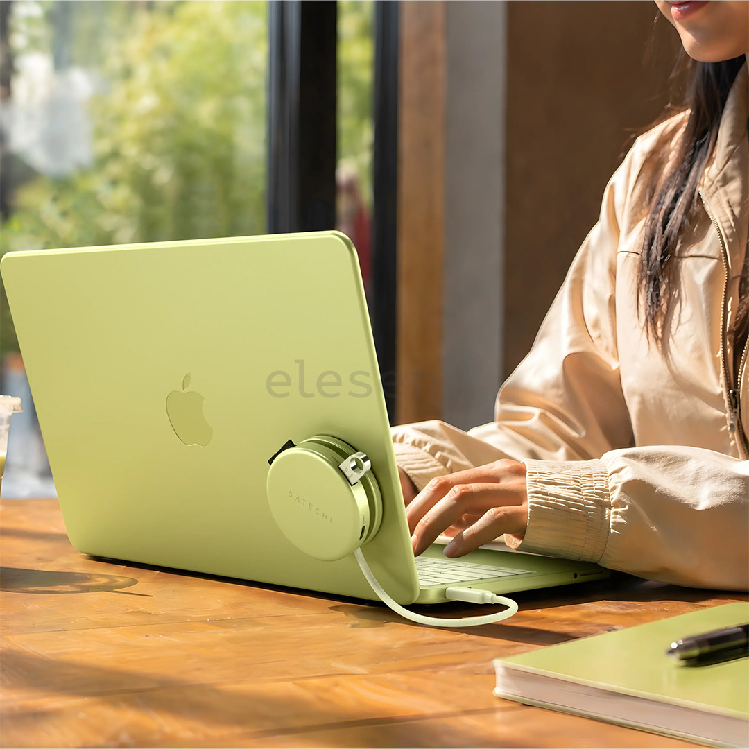 Satechi OntheGo 5-in-1 Multiport Adapter, geltonas - Adapteris
