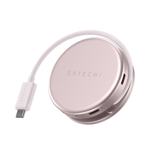 Satechi OntheGo 5-in-1 Multiport Adapter, rožinis - Adapteris ST-POTG5P