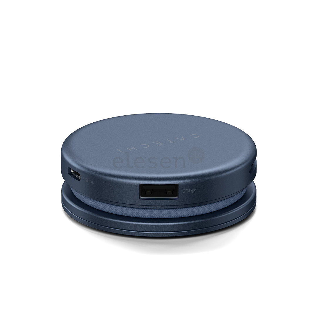 Satechi OntheGo 5-in-1 Multiport Adapter, tamsiai mėlynas - Adapteris
