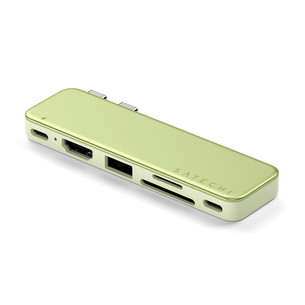 Satechi USB-C Snap Hub, MacBook Neo, geltonas - Adapteris ST-HUSNY