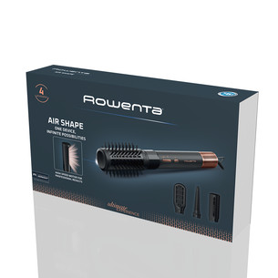 Rowenta Air Shape, 1300 W, juodos - Plaukų formavimo šukos