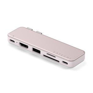 Satechi USB-C Snap Hub, MacBook Neo, rožinis - Adapteris